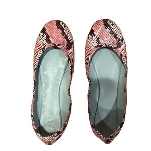 Aera Lily Snakeskin Ballet Flats made in ITALY! NEW!